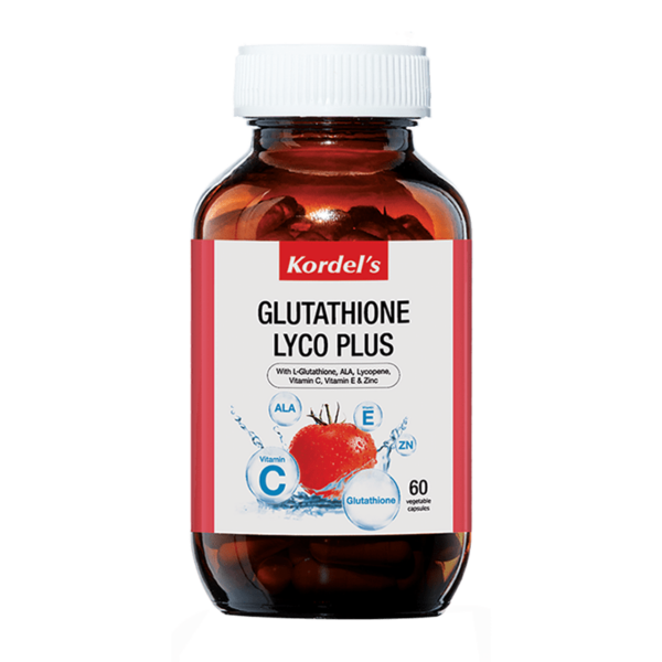Kordel's Glutathione Lyco Plus 60's Bottle